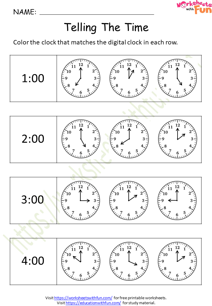 Mathematics Preschool Time O Clock Worksheet 8 WWF mathematics-preschool-time-o-clock-worksheet-8-wwf
